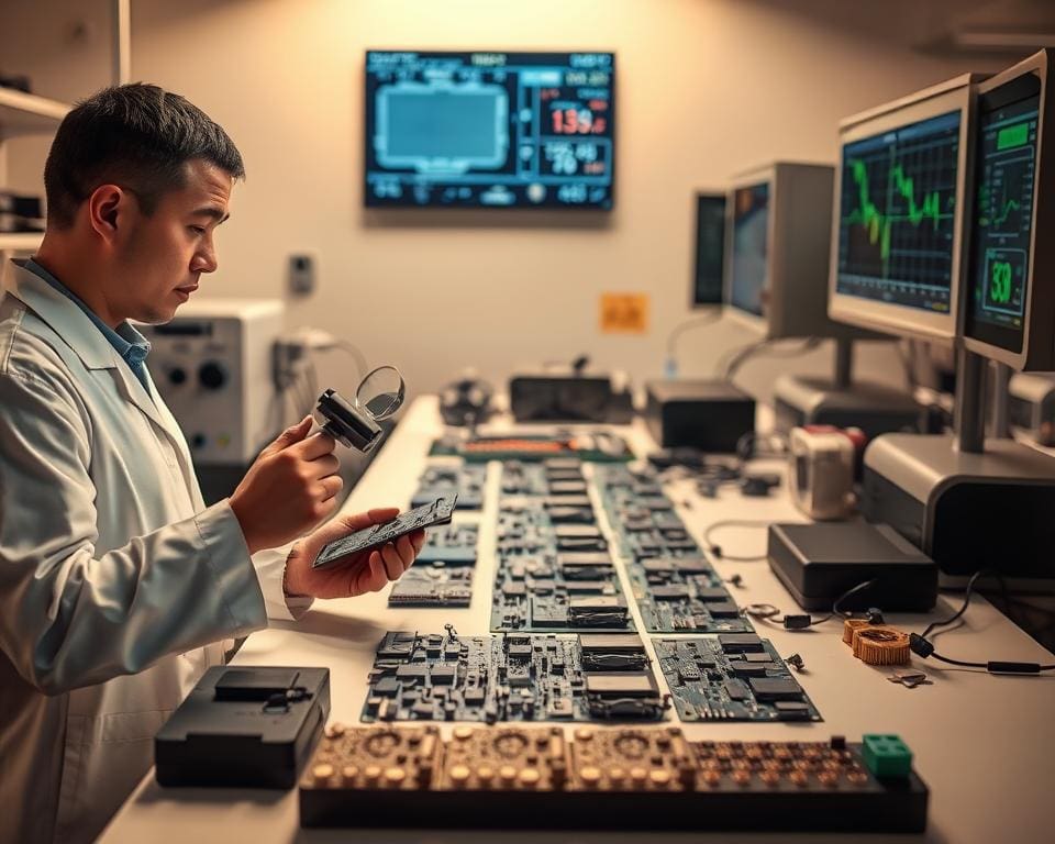 Wie testet man elektronische Komponenten auf Qualitaet?