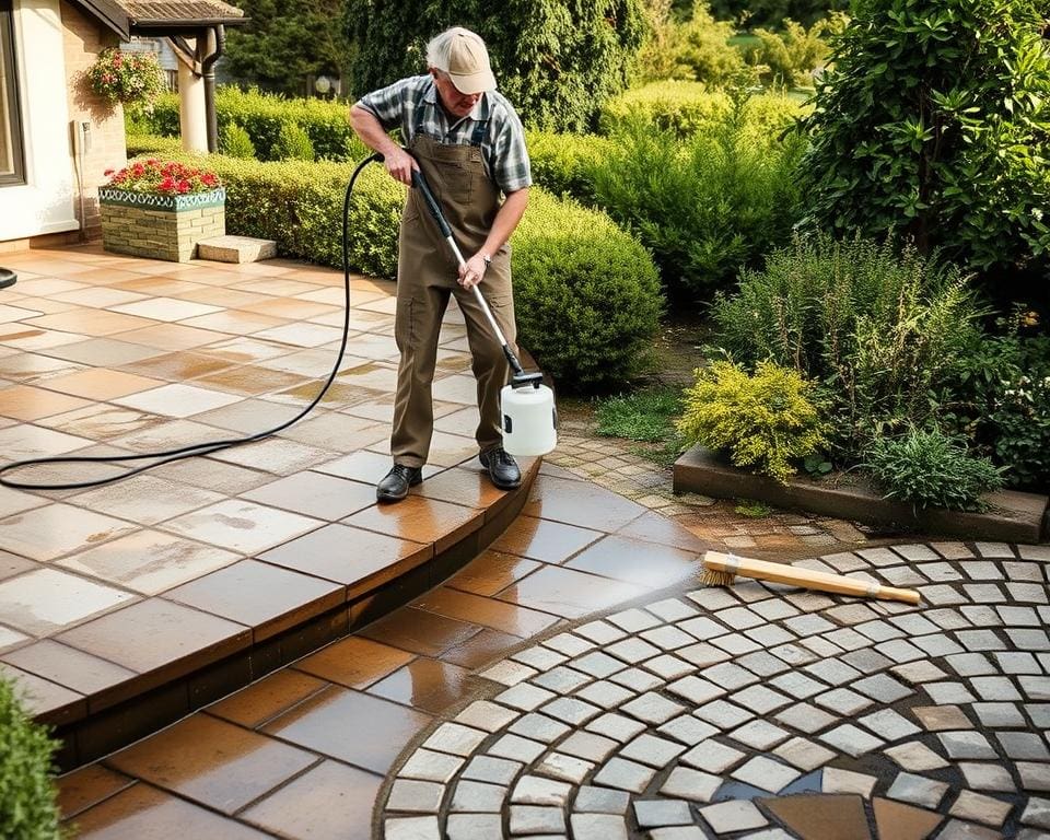 Worauf sollte man bei Terrassenreinigung und Vorhofreinigung achten?