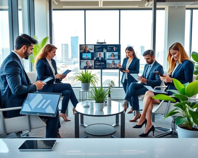 Moderne Technik für mobiles Arbeiten