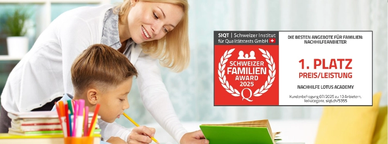 Nachhilfe Lotus Academy erhält Spitzenplatz Nov 2025