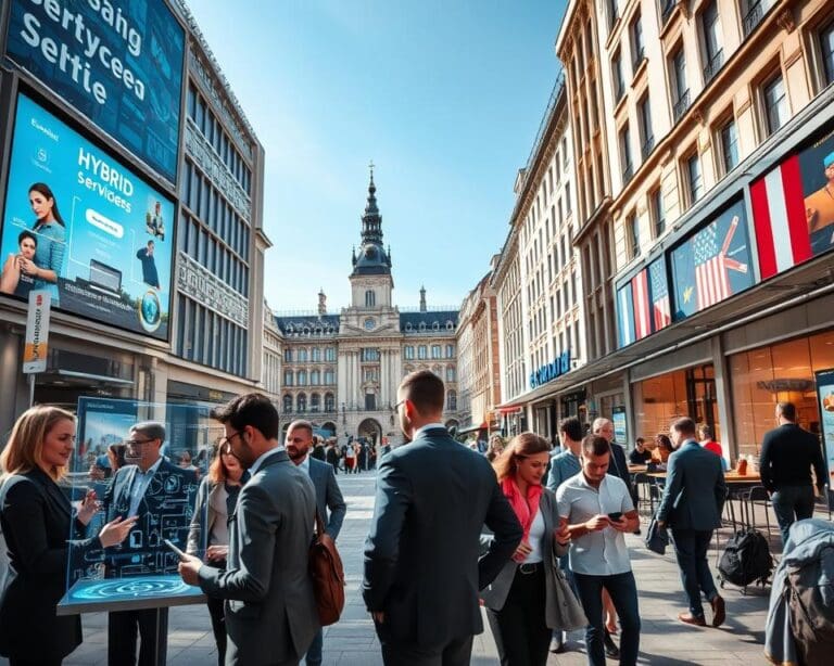 Wann wächst Nachfrage nach hybriden Dienstleistungen?