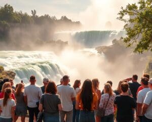 Was beeindruckt Besucher an den Niagarafaellen?