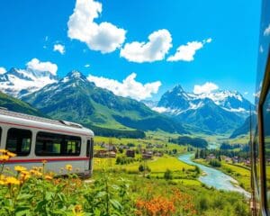 Was begeistert an Bahnreisen durch die Alpen?