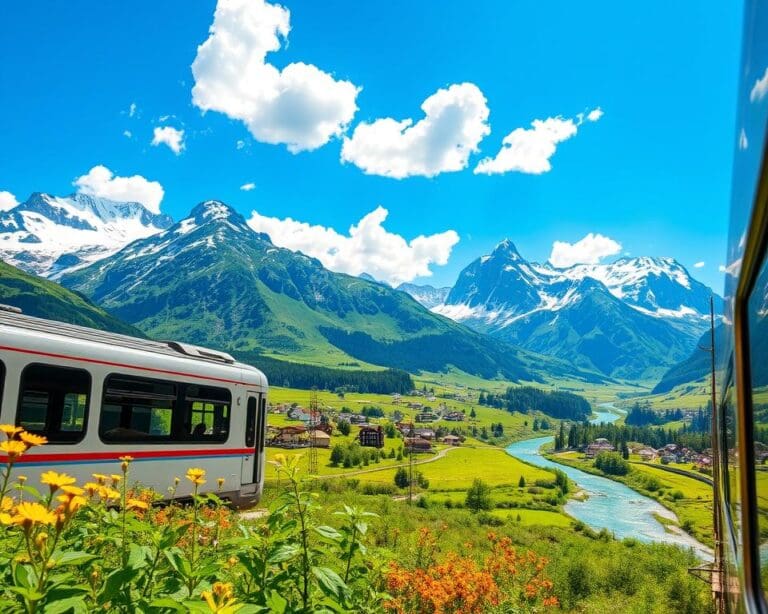 Was begeistert an Bahnreisen durch die Alpen?