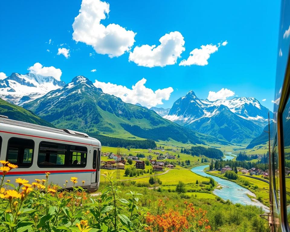 Was begeistert an Bahnreisen durch die Alpen?