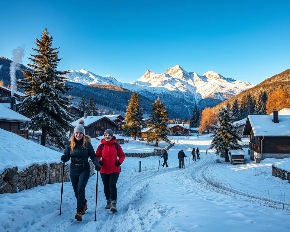Was bietet die Schweiz fuer Winterwanderer?