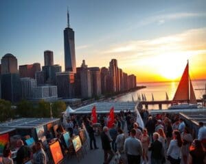 Wie beeindruckt Chicago mit Skyline und Kunst?