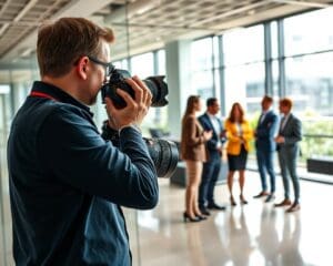 Wie begleitet ein Fotograf Unternehmensshootings?