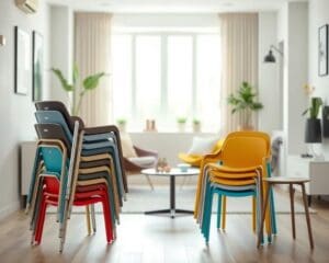 Warum sind stapelbare Möbel praktisch?