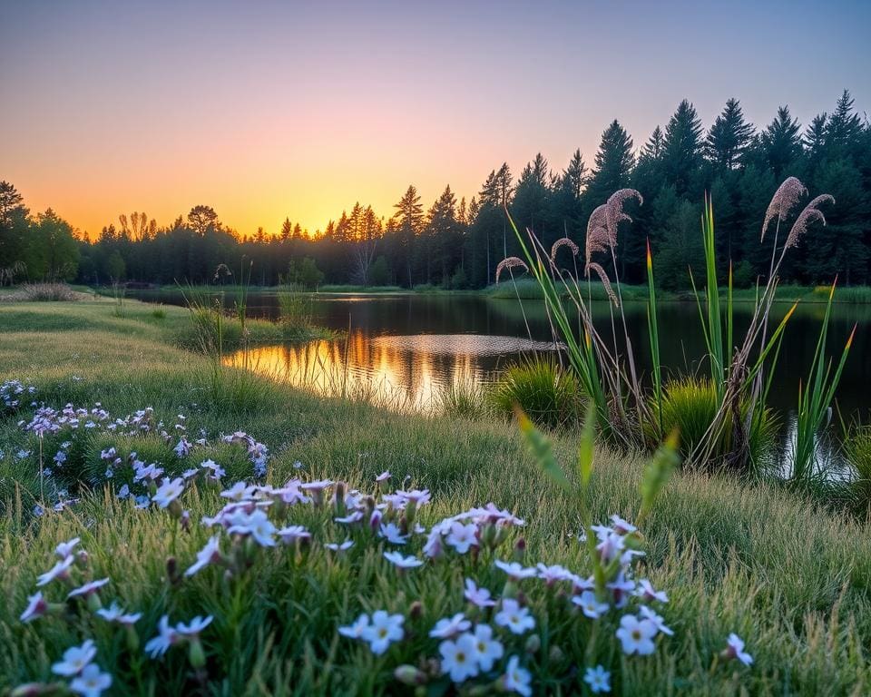 Welche Farben wirken beruhigend im Außenraum?