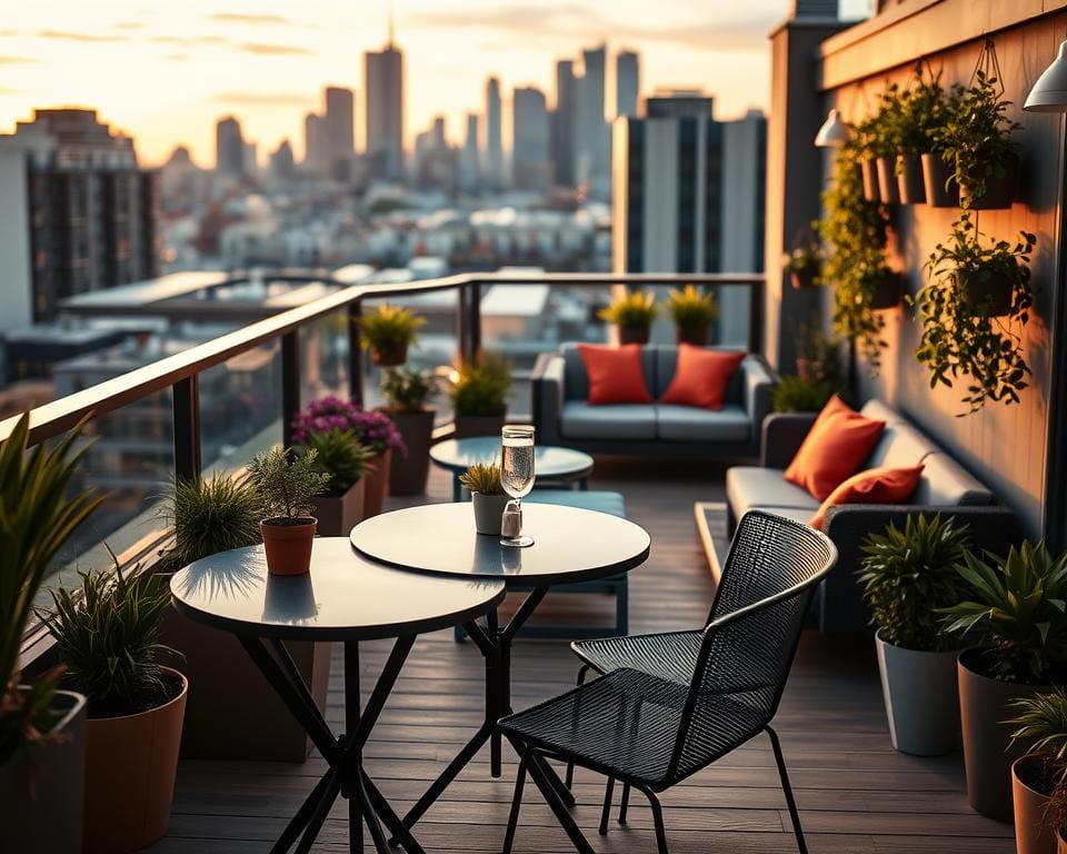 Welche Möbel passen zu urbanen Balkonen?