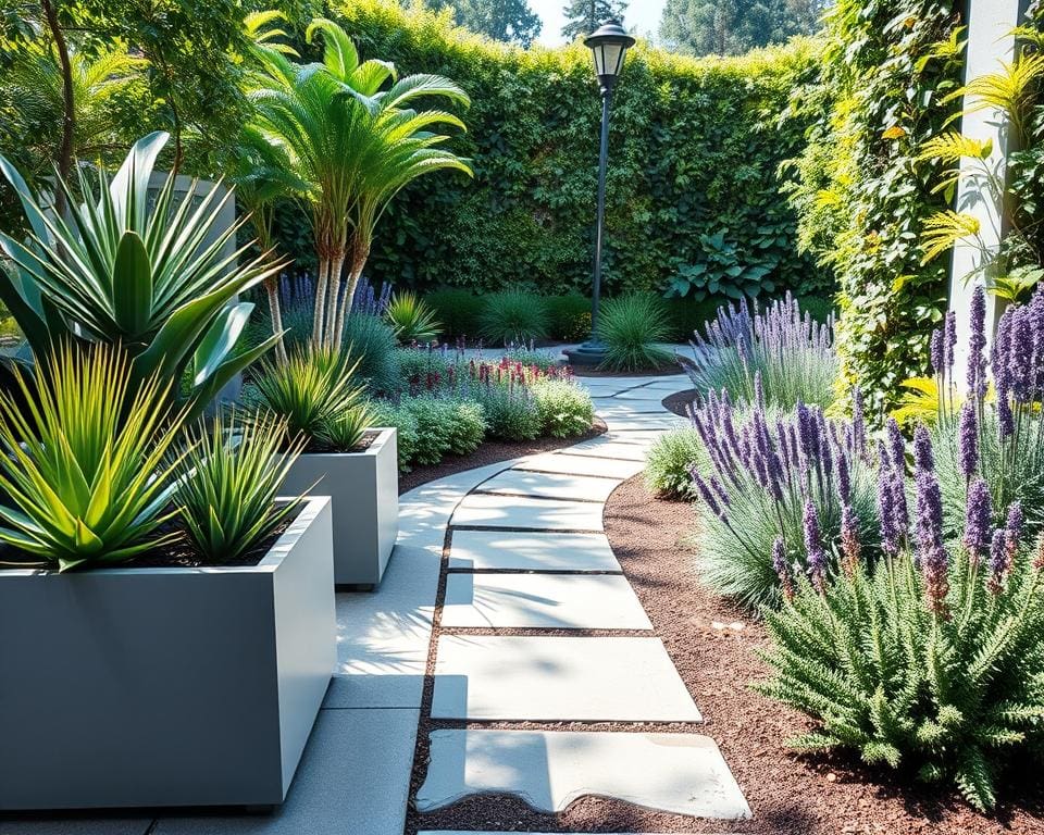 Welche Pflanzen unterstreichen modernes Gartendesign?