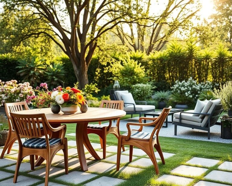 Wie lassen sich niederländische Gartenmöbel vielseitig kombinieren?