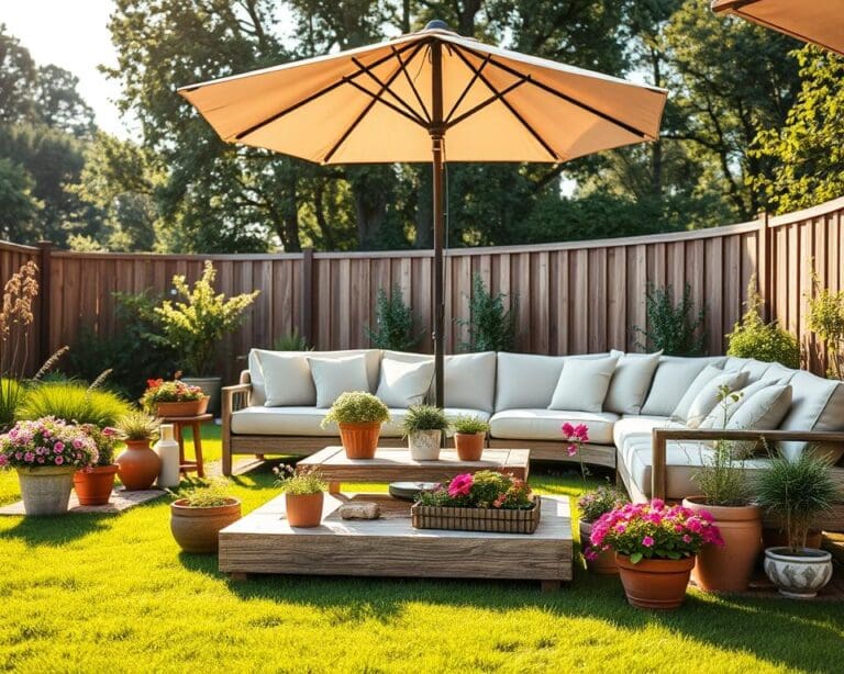 Wie plant man einen Lounge-Bereich im Garten?