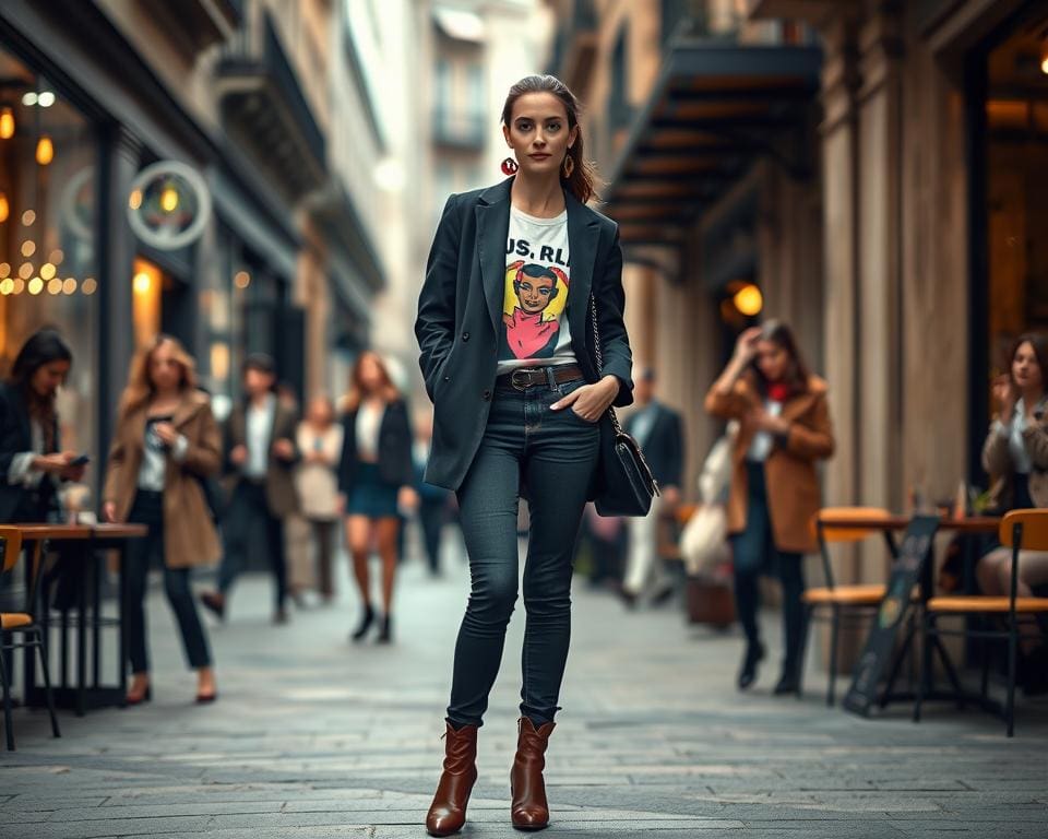 Mode Stil kombinieren