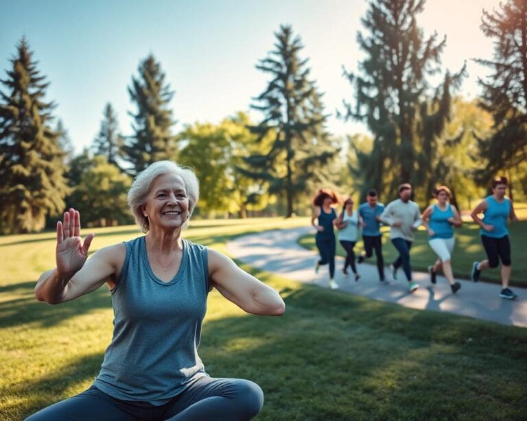 mentale Gesundheit Bewegung