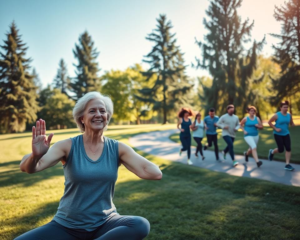 mentale Gesundheit Bewegung