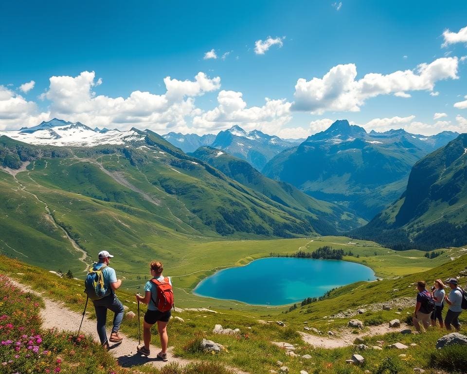 Alpen erkunden