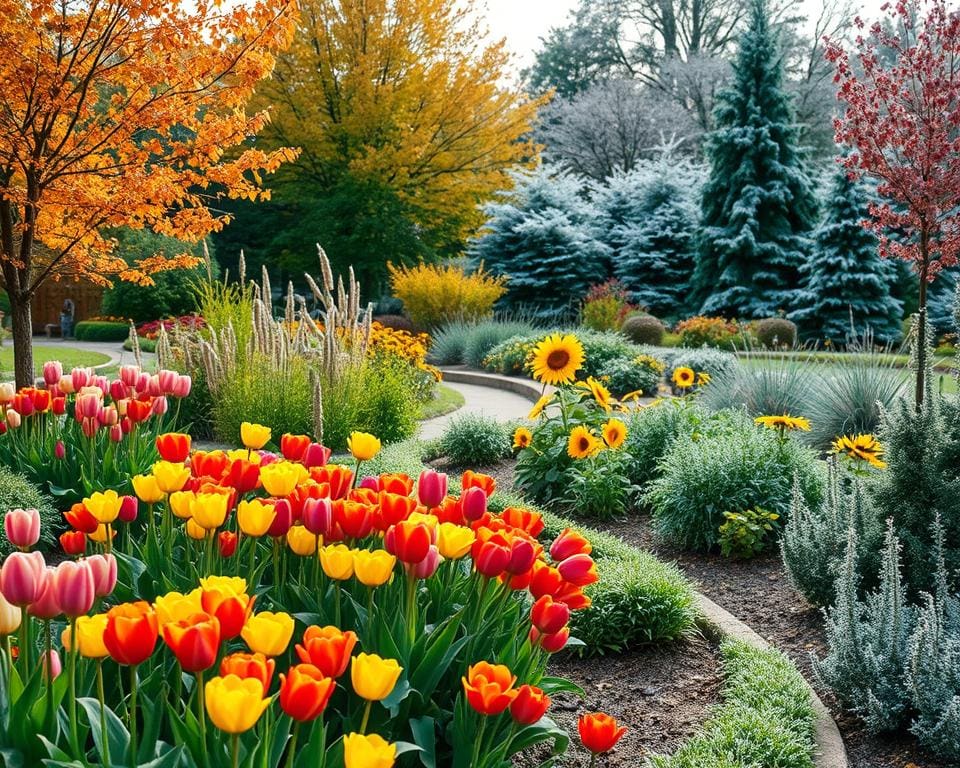 Garten planen Jahreszeiten