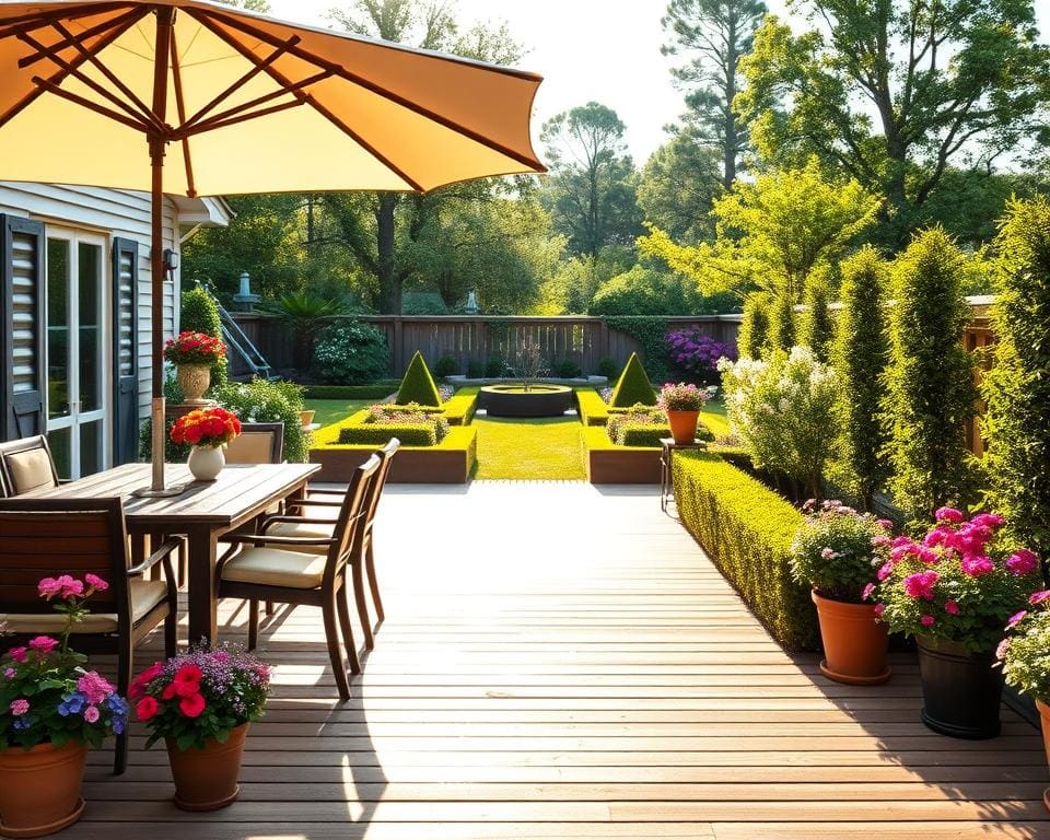 Terrasse Garten gestalten