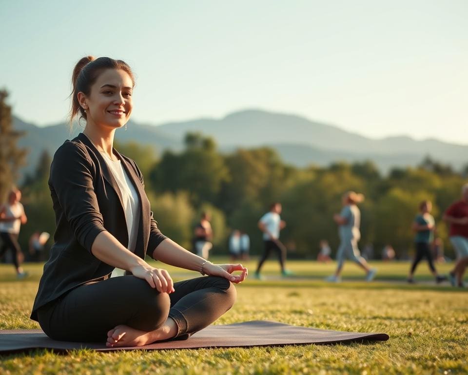 gesundes Gleichgewicht Leben