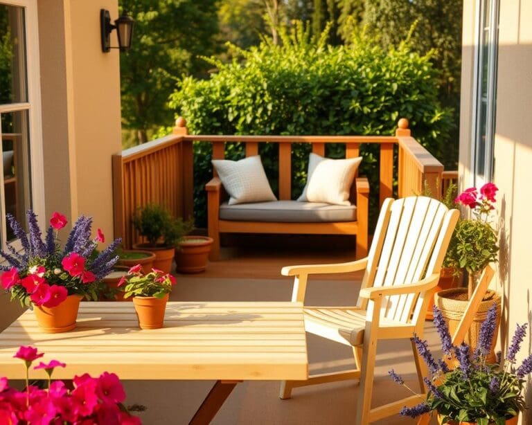 kleine Terrasse