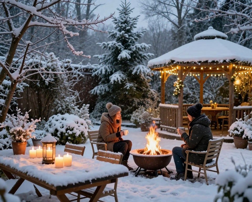Garten im Winter