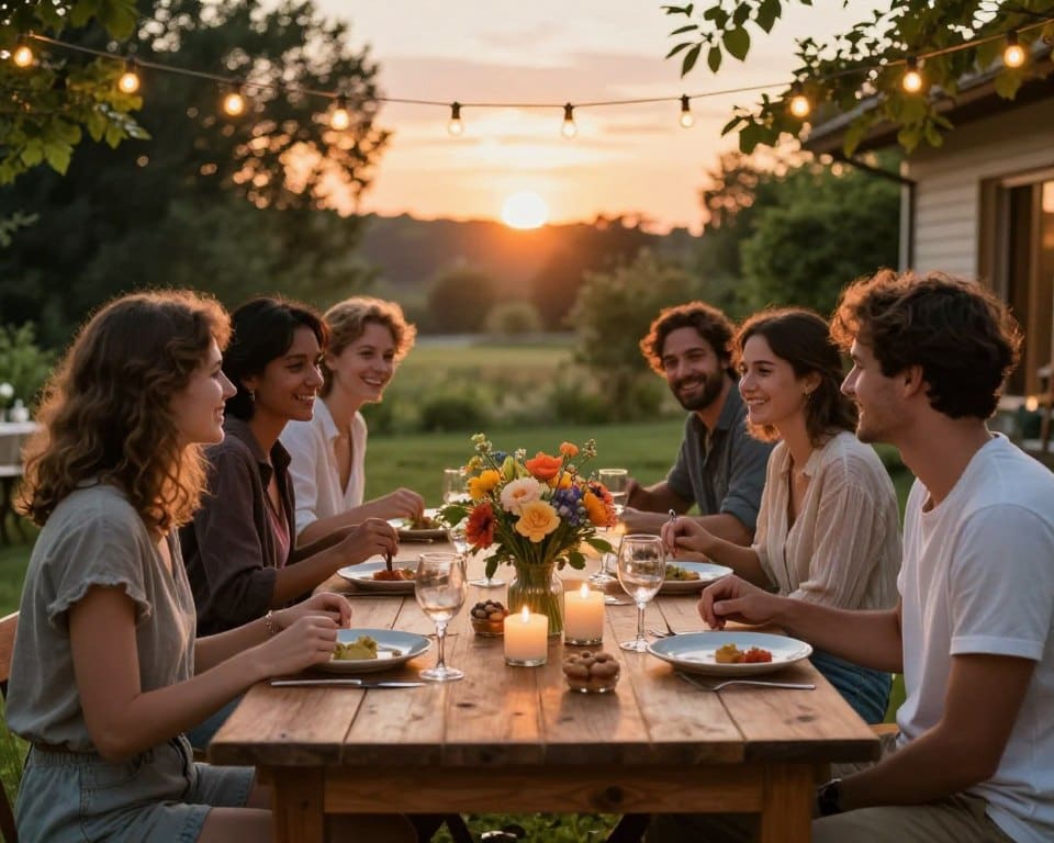 Outdoor-Esstisch