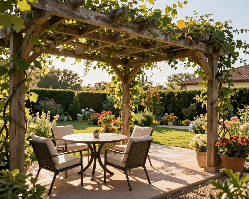 Pergola für die Terrasse