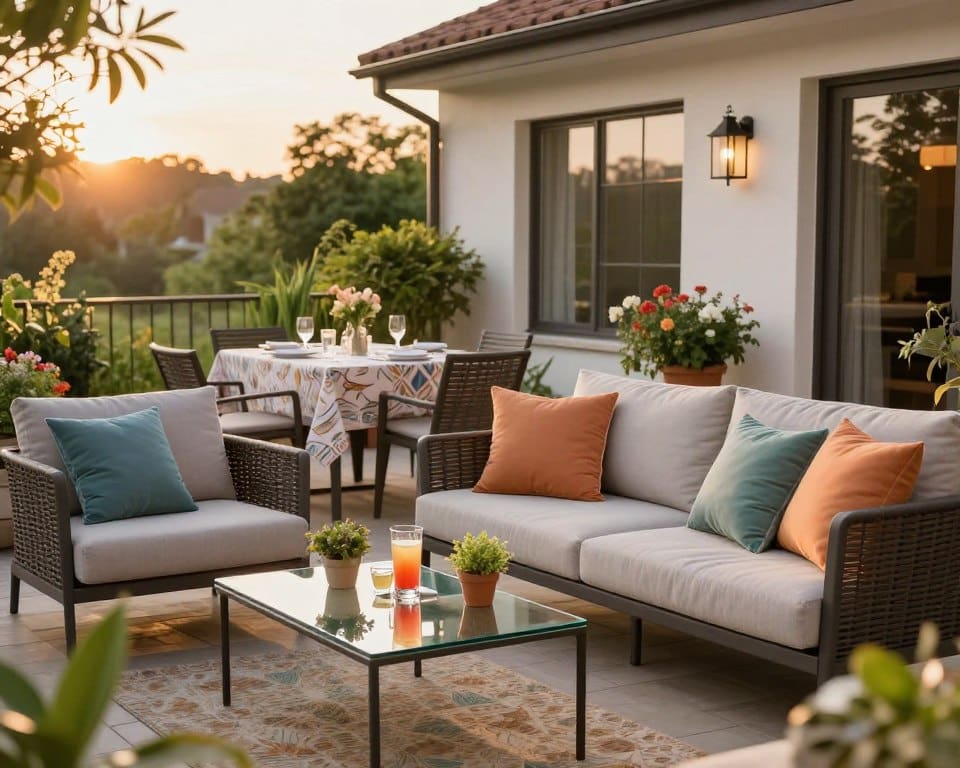 Terrasse als Wohnzimmer