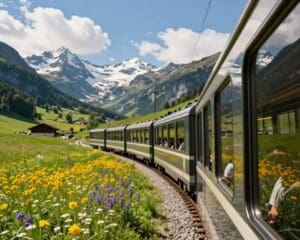 Zugreise Engadin