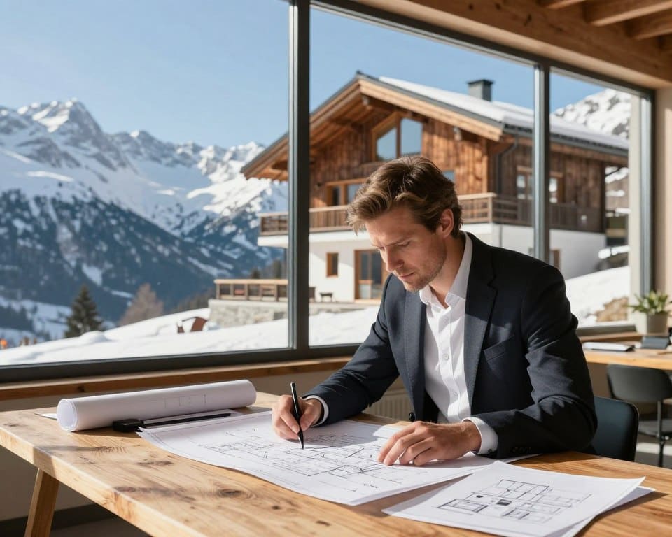 Architekt für alpine Häuser